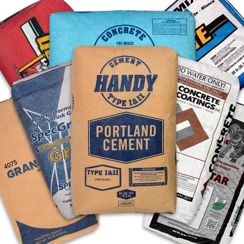 Concrete, Cement & Masonry Bags Concrete, Cement & Masonry Bags